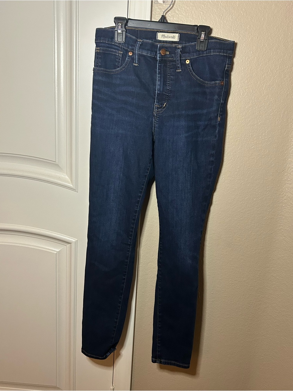 Madewell Skinny Jeans in Dark Indigo